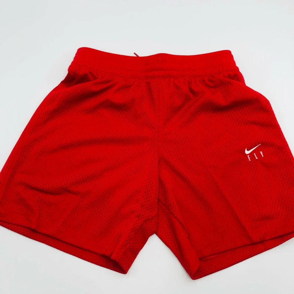 Brand New‎ Nike Dri -Fit Training Red Shorts For Girls Size Small